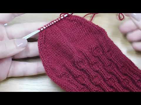 Видео: Носки спицами. Сшиваем мысок иглой. Дополнение к МК Носки Оливки
