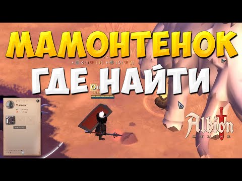 Видео: Мамонтенок Альбион Онлайн где найти Albion Online как заработать на ПРЕМ аспект Древний исполин СОЛО