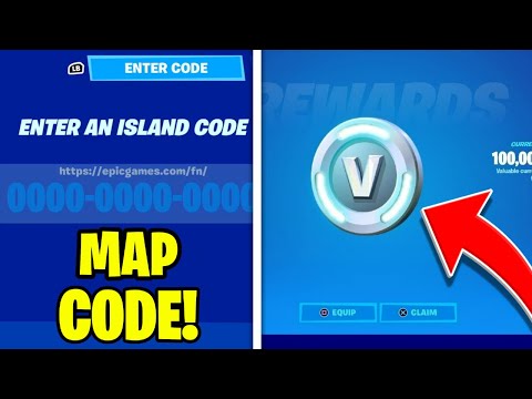 Видео: Новый БЕСПЛАТНЫЙ КОД КАРТЫ V BUCKS в Fortnite! (Секретный глюк)