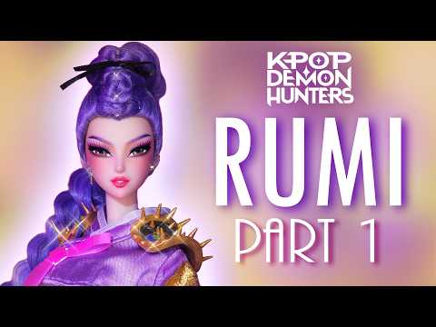 Видео: Я сделала КУКЛУ РУМИ из KPOP DEMON HUNTERS! 💜✨ и она состоит из 2 частей...