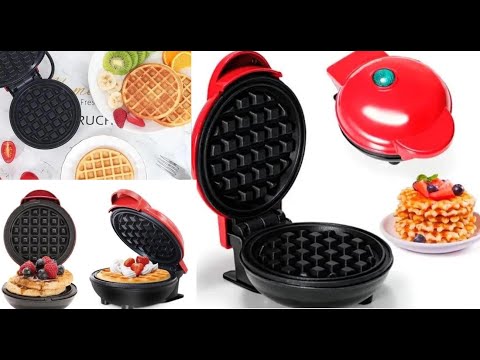 Видео: Вафельница мини для бельгийских вафель Mini Waffle Maker