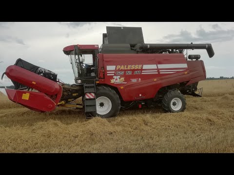 Видео: Настройка нового комбайна Палесье GS-12 A1! Устраняю мелкие поломки!