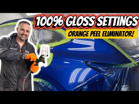 Видео: Как распылить GLOSS без эффекта апельсиновой корки! (Руководство по настройке краскопульта)