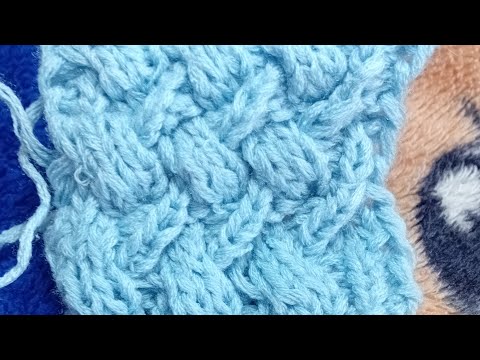 Видео: Beautiful braided pattern knitted with needles for hats and sweaters.Красивая плетёнка для шапочек.