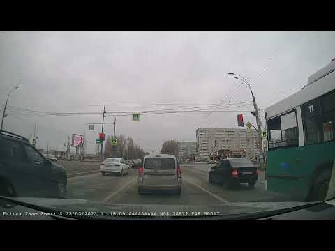 Видео: 23 марта 2023 года по улицам города Ульяновска.