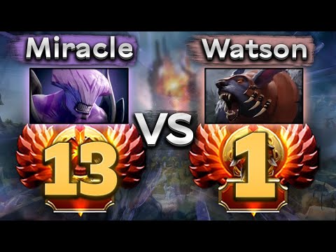 Видео: Миракл против топ 1 ранга! - Miracle Faceless Void 7.35 DOTA 2