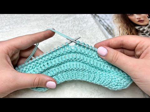 Видео: Такого еще не было! ВСЕГО 1 ПЕТЛЯ! Узор спицами для вязания кардигана, джемпера или свитера