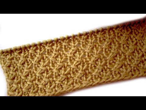 Видео: 59 Узоры спицами простой ажурный @SvetlanaSK