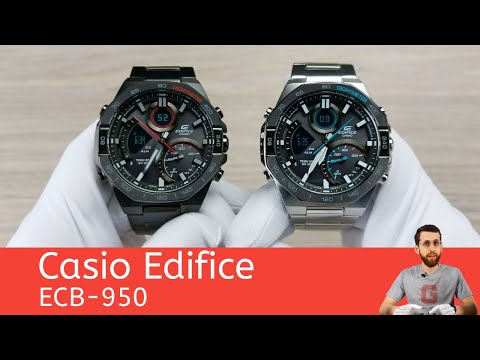 Видео: Edifice с октагоном / Casio ECB-950