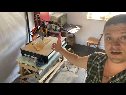 Видео: Начинаем бизнес на производстве. Первый запуск ЧПУ фрезерного станка. Чуть не сломали станок