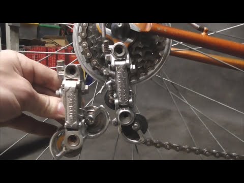 Видео: переключатели campagnolo gran sport, сравниваю с хвз