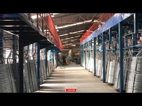 Видео: Система приема катушек с перевернутой проволокой, электрооцинкованная машина/galvanized line