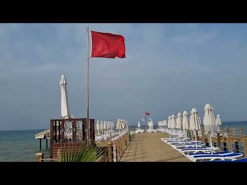 Видео: Прекрасный пляж"Saphir hotel&villas"5☆ Турция,Конаклы.