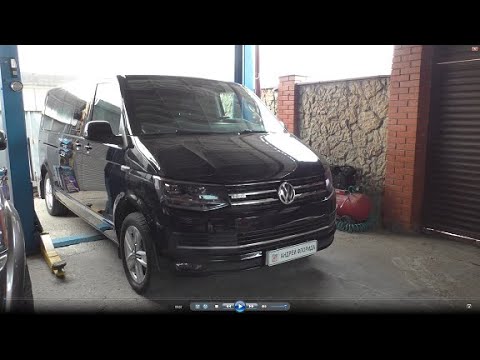 Видео: Замена сальника коленвала и распредвала на VW Transporter T6  Фольксваген Транспортер 2,0 TDI 2017 1