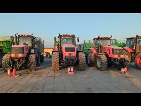 Видео: Тэхагляд сельскагаспадарчых машын прайшоў на мехдвары каля аграгарадка Бакшты ААТ “Васілішкі”