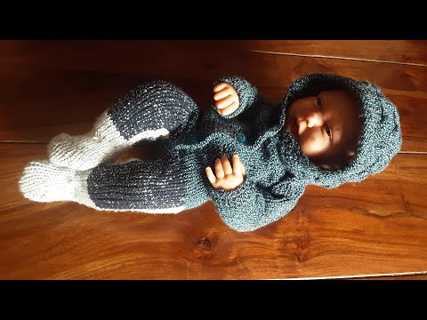 Видео: цельновязаный детский комбинезон на вязальной машине , вывязывание рукавов  часть 2