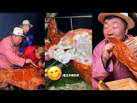 Видео: Жареный ягненок со специями очень вкусный.