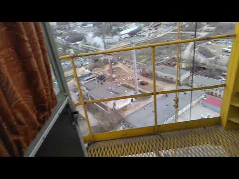 Видео: Башенный кран КБ 515