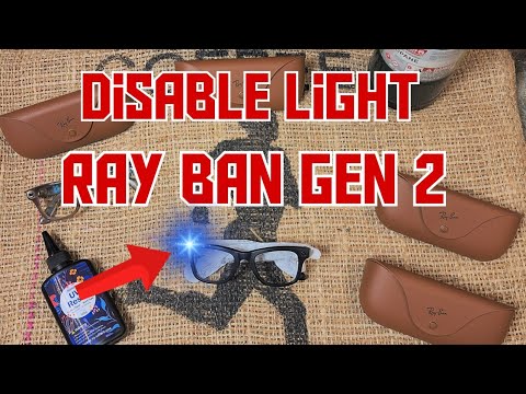 Видео: Отключить Ray Ban Meta Gen 2 Light