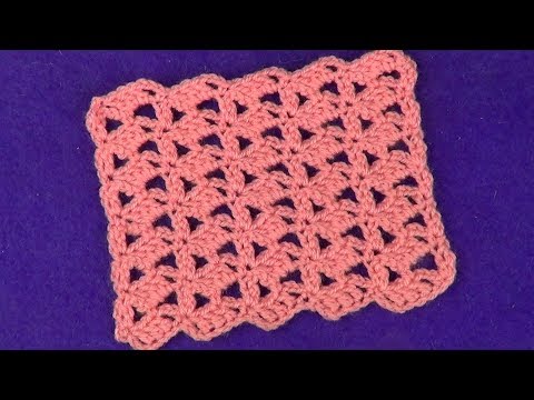 Видео: Несложный ажурный узор