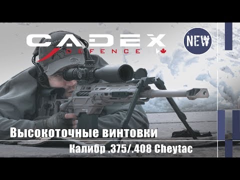 Видео: Высокоточные винтовки Cadex Defence для рекордной стрельбы