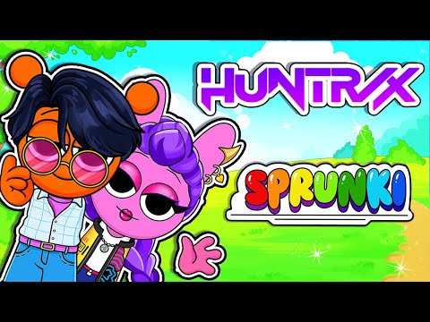 Видео: STONE, LOOK и ZOEY превращаются в Sprunki! KPop Demon Hunters: самодельные фигурки из бумаги