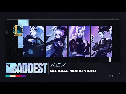 Видео: K/DA – THE BADDEST (при участии (G)I-DLE, Bea Miller и Wolftyla) | Lyric video