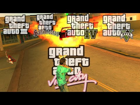 Видео: ВСЕ ПЯТЬ GTA ПОДРЯД - НИ ОДНОГО ПРОВАЛА МИССИИ И СМEPTИ (№3)
