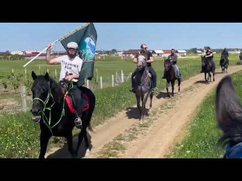 Видео: Встреча Ауховских Всадников: Гостеприимство по-Нурадиловски)))
