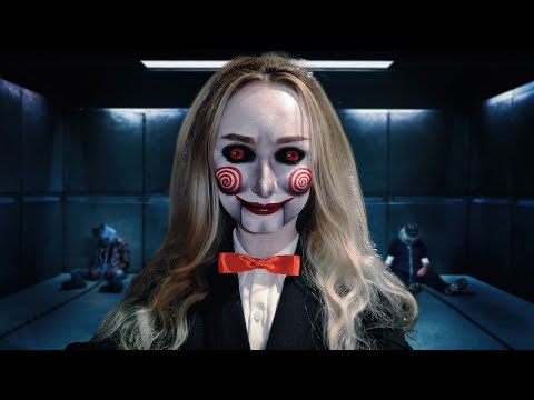 Видео: Грим Куклы Билли из фильма Пила на Хэллоуин как сделать