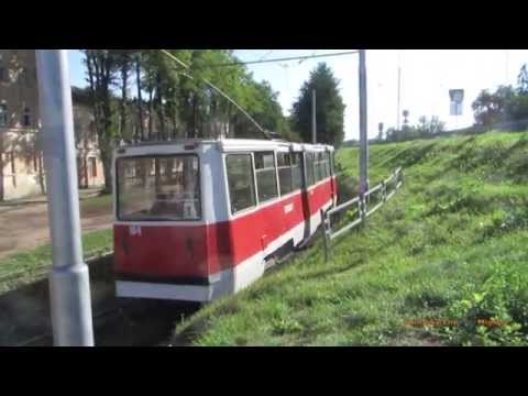 Видео: Даугавпилсский трамвай 2014 Trams of Daugavpils, Latvia - HD 1080p
