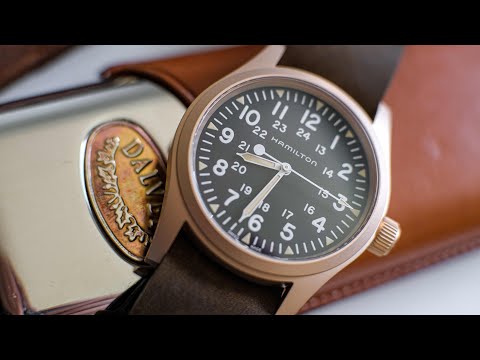 Видео: ЧАСЫ ЗА 75.000 РУБЛЕЙ В БРОНЗЕ / HAMILTON KHAKI FIELD MECHANICAL