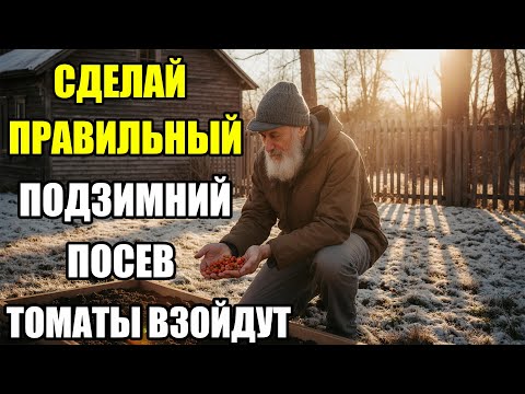 Видео: ПОДЗИМНИЙ ПОСЕВ ТОМАТОВ: ОДНА ОШИБКА ОСЕНИ МОЖЕТ ЛИШИТЬ ВАС ВСЕХ ВСХОДОВ ВЕСНОЙ!