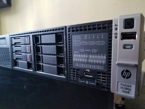 Видео: HP Gen 8 DL380p Конфигурация и обновление |  Configuration and update