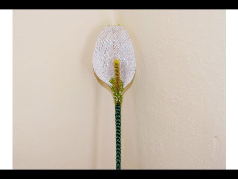 Видео: Калла из бисера / Calla beaded