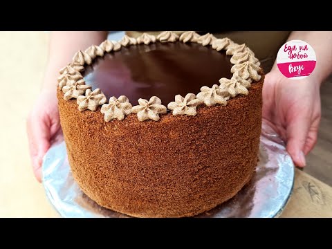 Видео: Медовик ШОКОЛАДНЫЙ или Торт медовый Спартак. Нежный, как шоколадное мороженое. Рецепт медового торта
