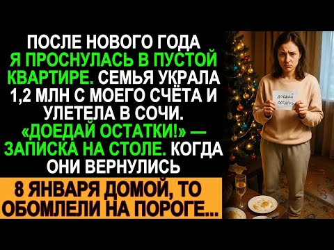 Видео: Я проснулась одна — деньги исчезли, семья в Сочи… 8 января всё перевернулось!.