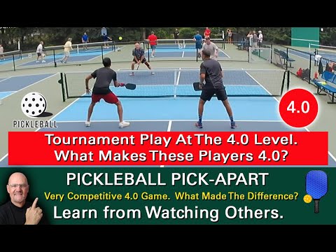 Видео: Пиклбол! Как эти игроки выступили в турнире с рейтингом 4.0?