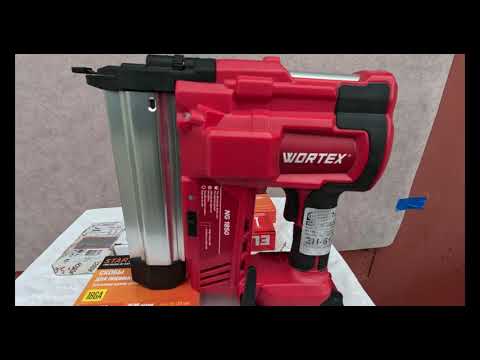 Видео: Тест гвоздезабивного пистолета WORTEX NG 1850 | Проверка скоб и гвоздей 25–40 мм