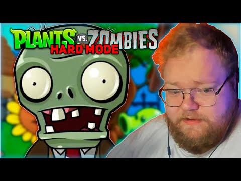 Видео: T2x2 ИГРАЕТ В Plants vs. Zombies С ХАРД МОДОМ #4