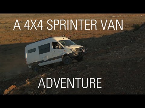 Видео: Приключение на полноприводном фургоне-спринтере... От Брокен-Хилл к морю.