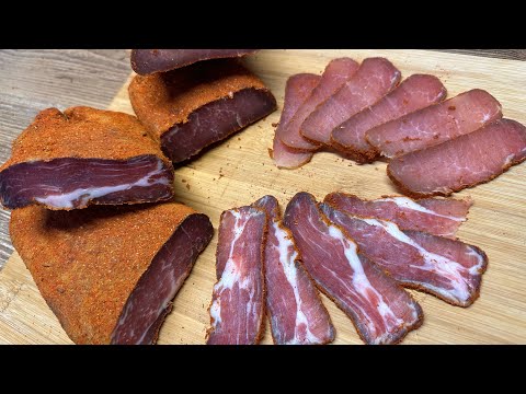Видео: Сыровяленое мясо свинины(шея и карбонат)простой и вкусный рецепт! #cooking #рецепты #вяленоемясо