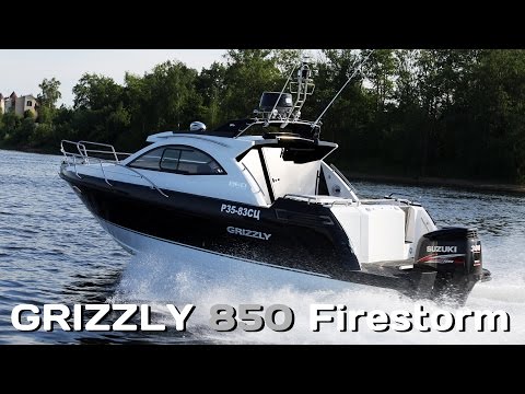 Видео: Катер GRIZZLY 850 Firestorm