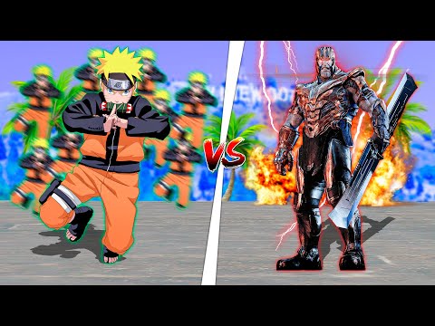 Видео: Наруто техника мектебі vs Танос хоррор сыныбы! (GTA V)