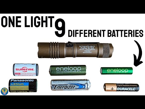 Видео: Лучший многобатарейный фонарик: Streamlight ProTac 1L-1AA