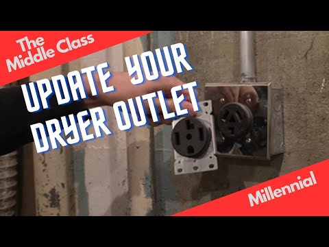 Видео: Замена розетки сушилки с тремя контактами на розетку с четырьмя контактами