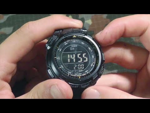 Видео: Часы Casio ProTrek 110Y: обзор и настройки