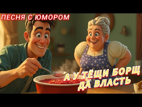 Видео: А у тёщи — борщ да власть! Весёлая песня с юмором и душой | Русская музыка 2025 🎶