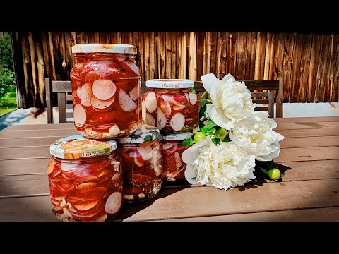Видео: Рецепт маринованного редиса. Два проверенных рецепта.