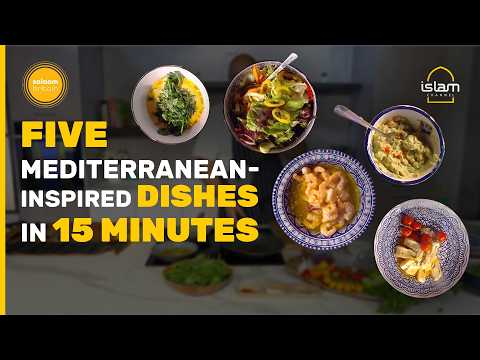 Видео: Пять блюд средиземноморской кухни за 15 минут